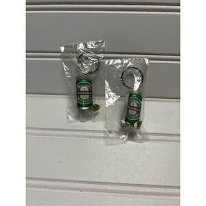 Heineken Key Chains Lot of 2 New